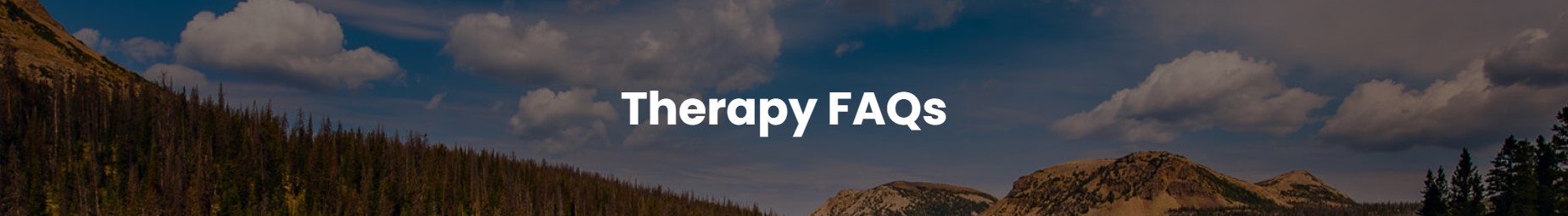 Therapy FAQs